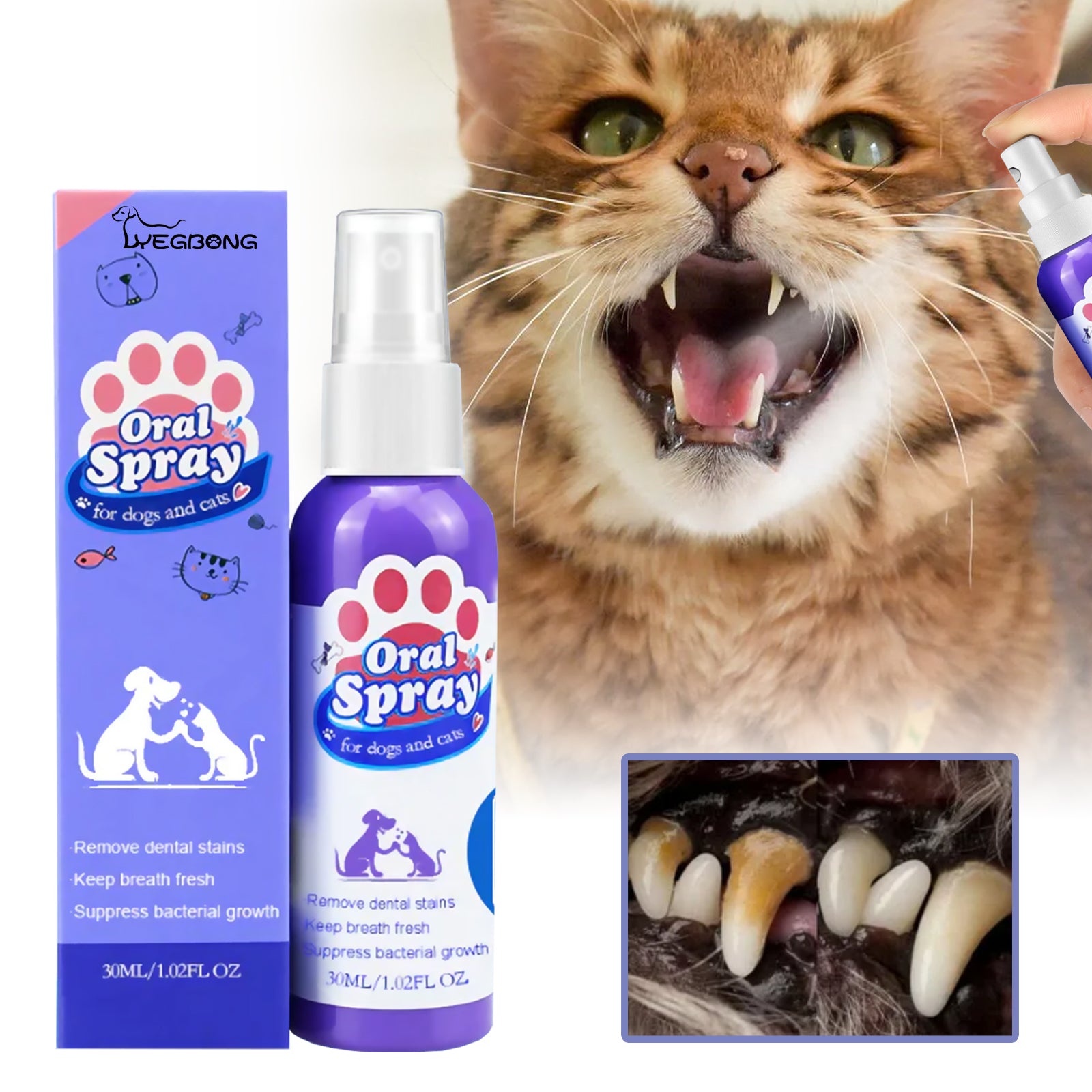 Dog & Cat Tooth Cleaning Spray