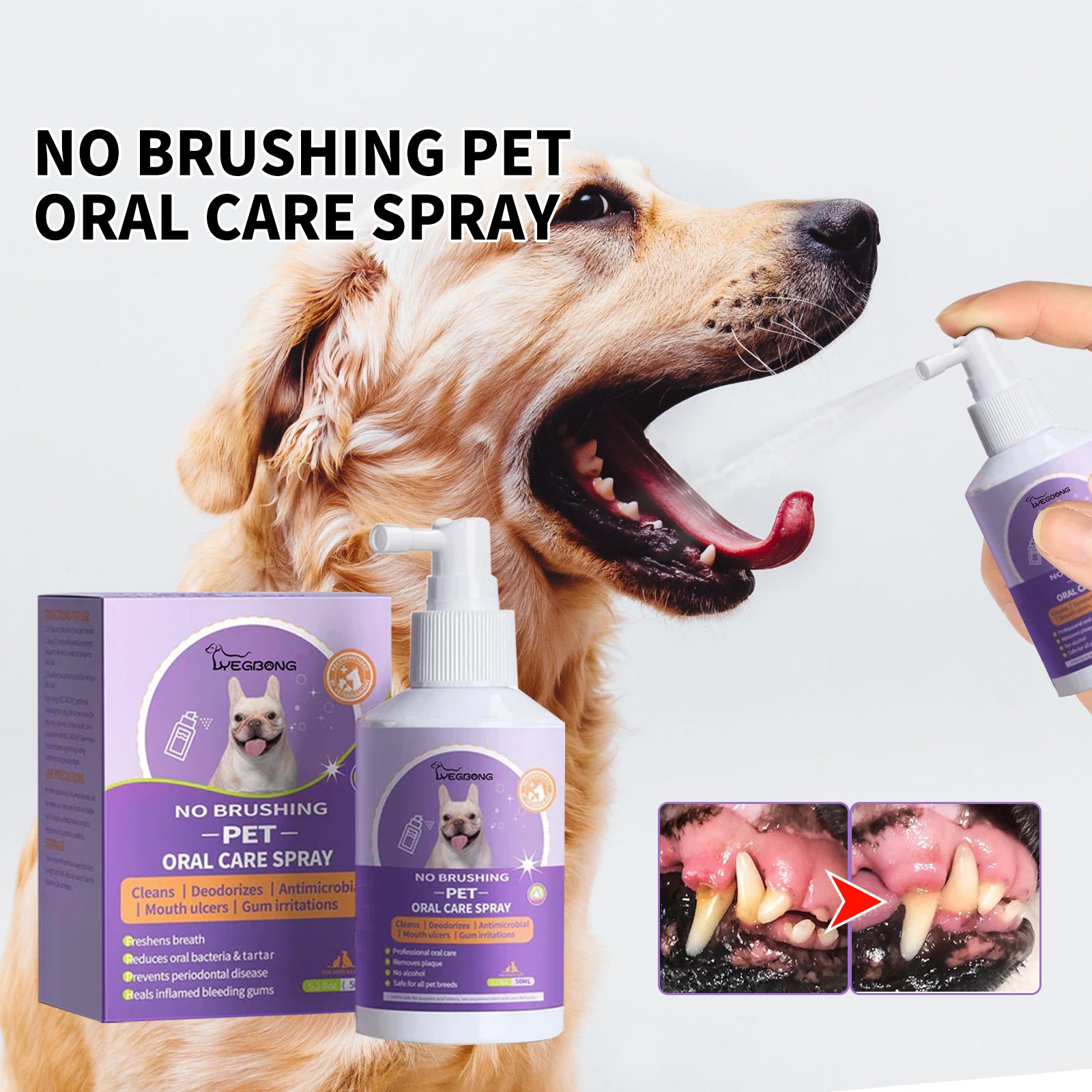 Dog & Cat Tooth Cleaning Spray